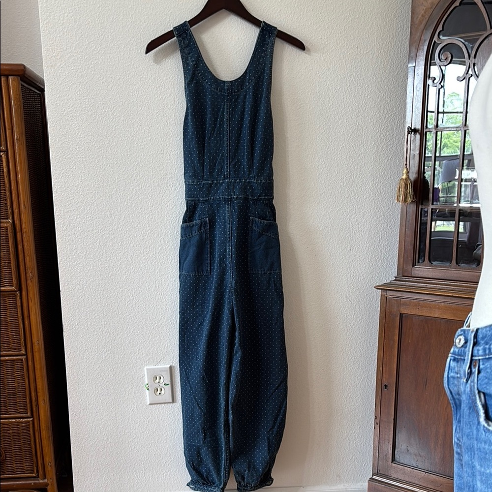 RRL Women's Blue Denim Overalls